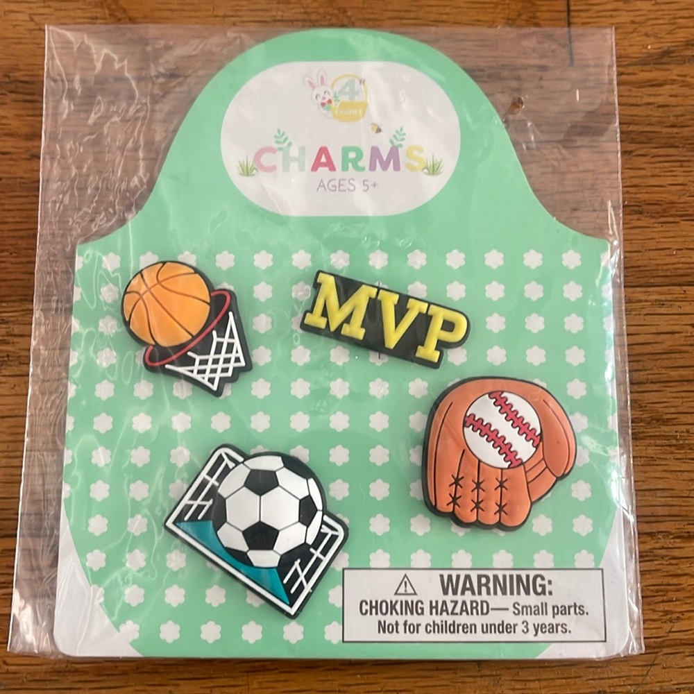 NWT Shoe/Croc NBA, NFl, MLB Sports Charms